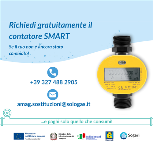 Sostituzione contatore dell'acqua